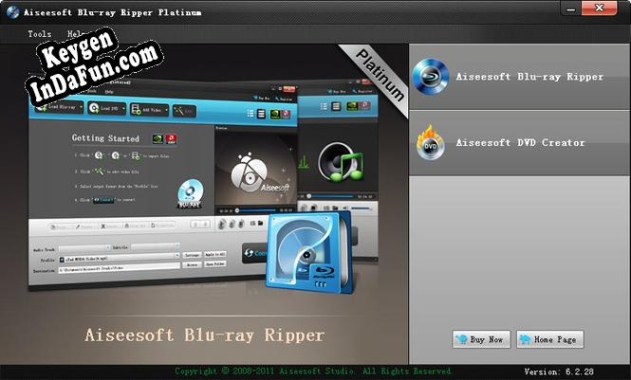 Aiseesoft Blu-ray Ripper Platinum key generator