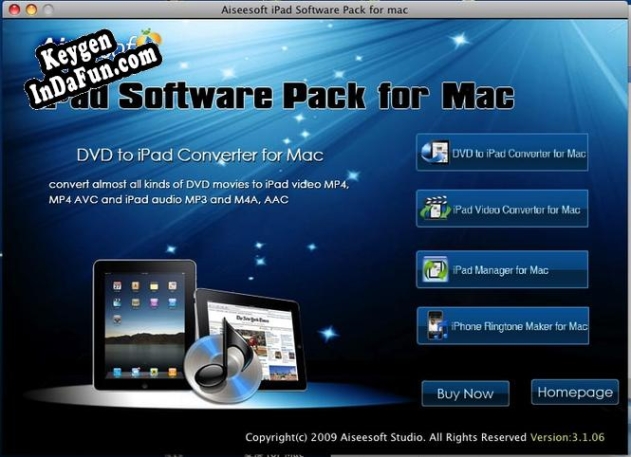 Aiseesoft iPad Software Pack for Mac key generator