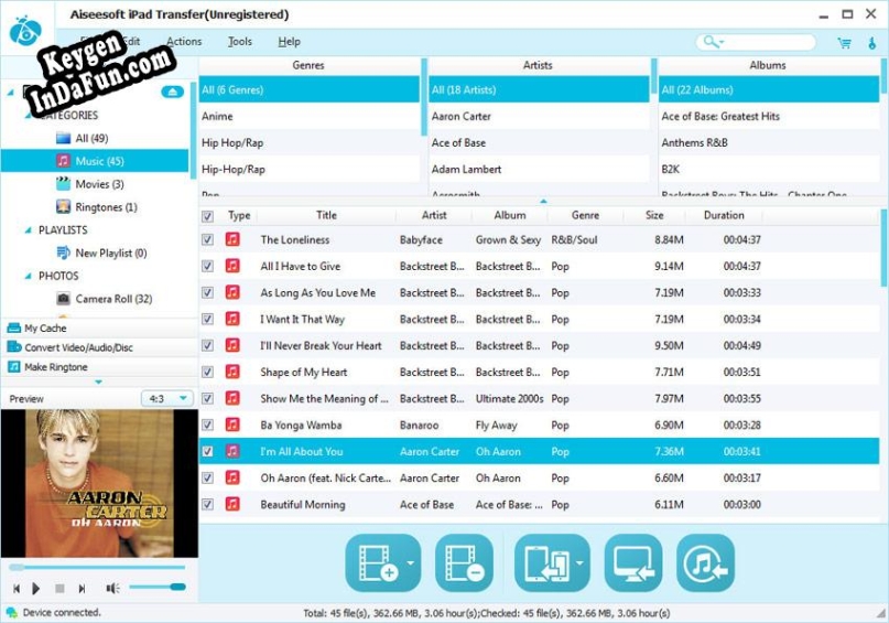 Aiseesoft iPad Transfer key free