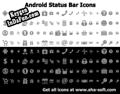 Android Status Bar Icons key generator