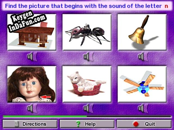 Key generator for Animated Beginning Phonics