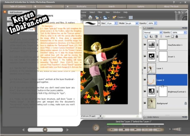 Key generator (keygen) Animated Intro to Adobe Photoshop Elements for Mac