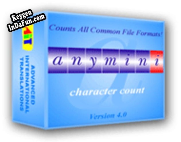 Key generator (keygen) AnyMini C: Character Count Software - Personal License