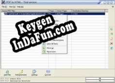 Ap PDF to HTML batch converter Key generator