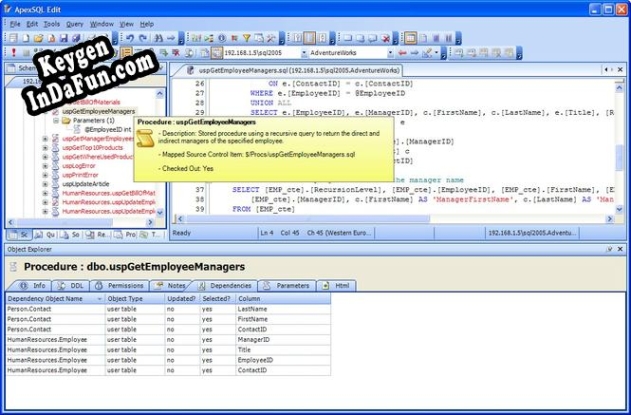 Apex SQL Edit key free