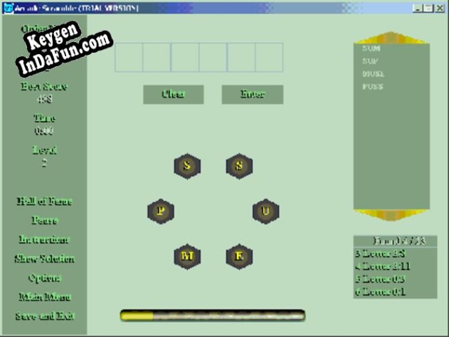 Arcade Scramble activation key