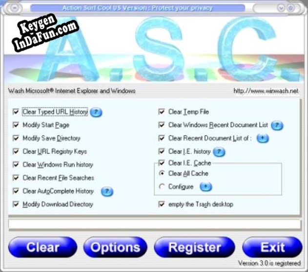 A.S.C. Protect your privacy key generator
