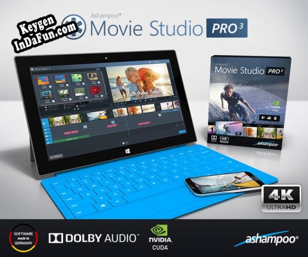 Activation key for Ashampoo Movie Studio Pro 3