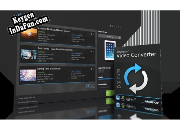 Ashampoo Video Converter activation key