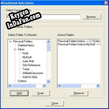 Attachment Auto Saver for Outlook key generator