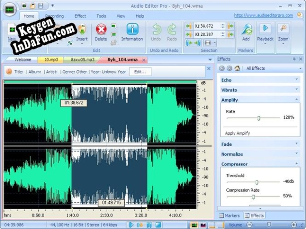 Audio Editor Pro key generator