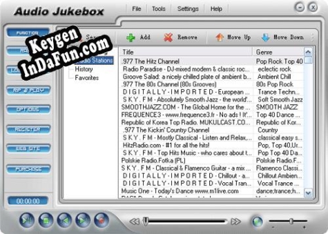 Key generator for Audio Jukebox