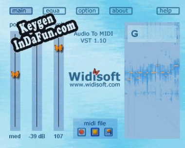 Audio To MIDI VST (PC) key free