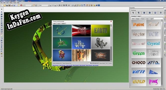 Key generator for Aurora 3D Text & Logo Maker