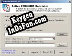 AutoDWG DWG DXF Converter 09.09 activation key