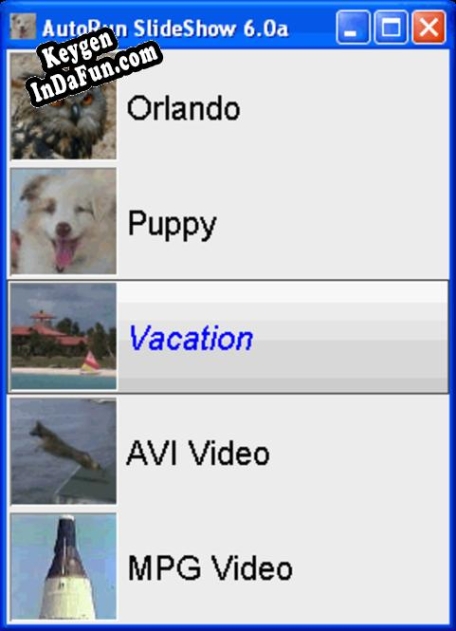 Free key for AutoRun Slideshow