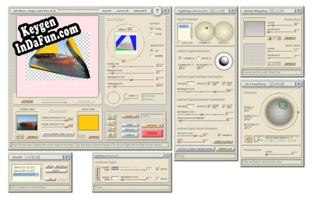 AV Bros. Page Curl Pro for Windows Key generator
