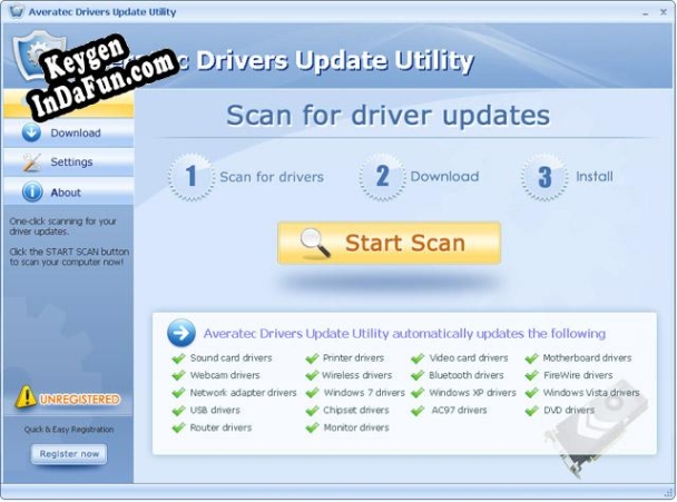 Averatec Drivers Update Utility serial number generator