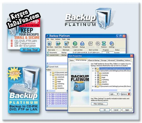 Backup PIatinum key free