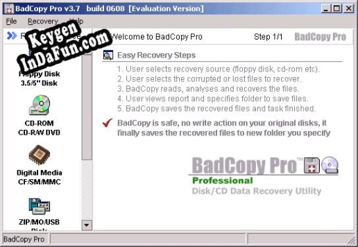 BadCopy Pro key generator