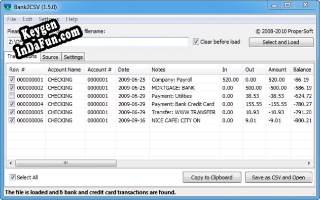 Bank2CSV Pro Key generator