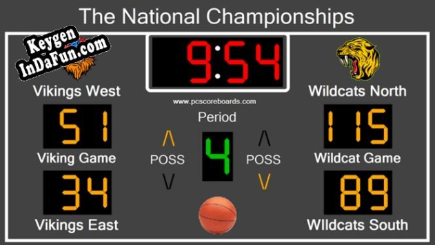 Activation key for Basketball Scoreboard Dual