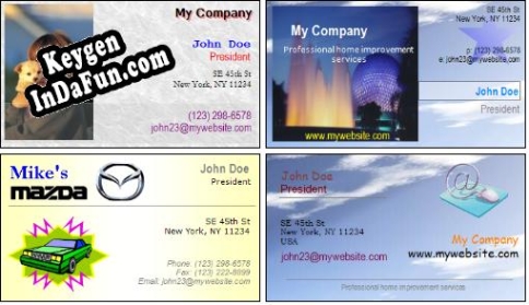 Key generator (keygen) Belltech Business Card Designer Pro