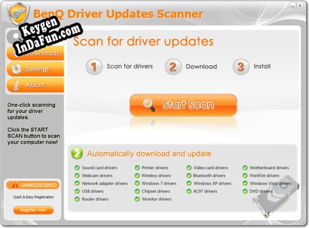 Key for BenQ Driver Updates Scanner