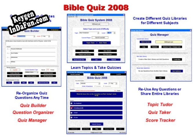 Activation key for Bible Quiz Deluxe Suite
