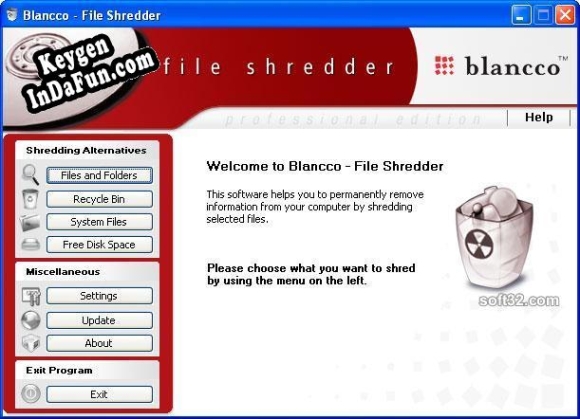 Key for Blancco - File Shredder
