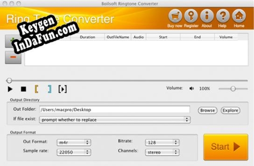Boilsoft ringtone converter for Mac Key generator