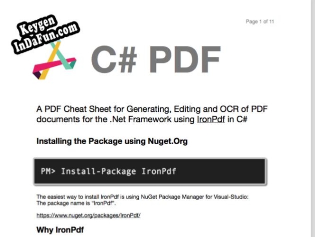 C PDF key free