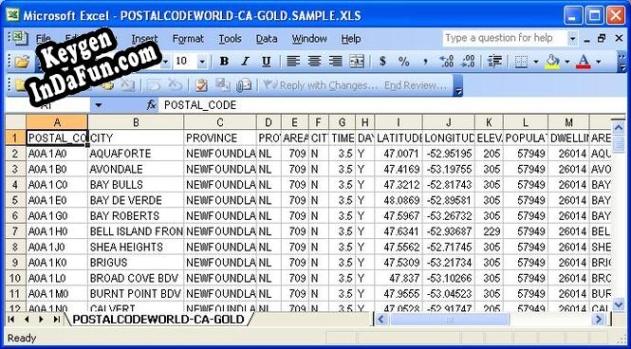 Canadian Postal Code Database (Gold Edition) serial number generator