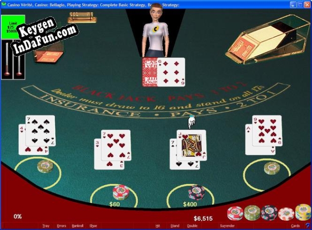 Activation key for Casino Verite Blackjack