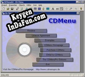 CDMenu Key generator