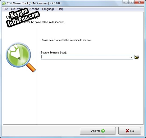 CDR Viewer Tool key generator