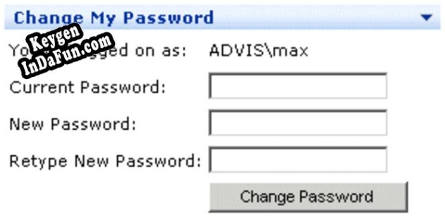 Free key for Change My Password V3 Web Part - Single Server License