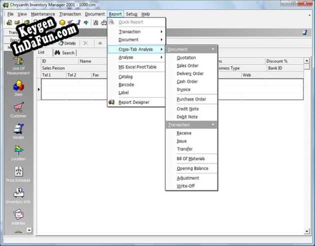 Chrysanth Inventory Manager Key generator