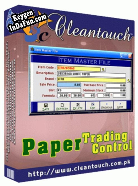 Cleantouch Paper Trading Control (PTC) key generator