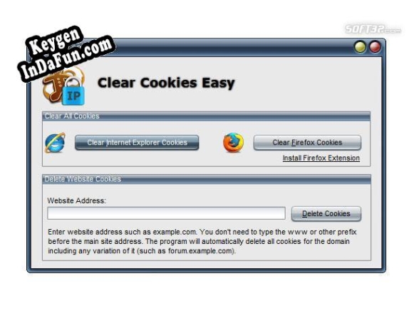 Clear Cookies Easy key free
