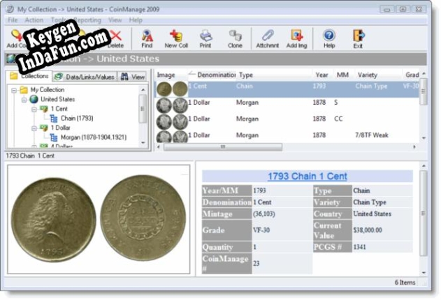Key generator (keygen) CoinManage Coin Collecting Software