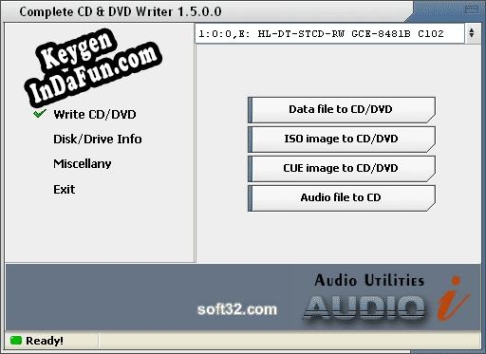 Complete CD & DVD Writer Key generator