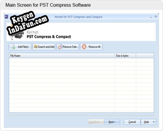 Free key for Compress Outlook 2010 PST