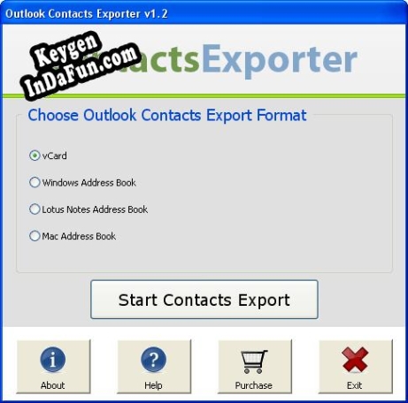 Convert Outlook Contacts serial number generator