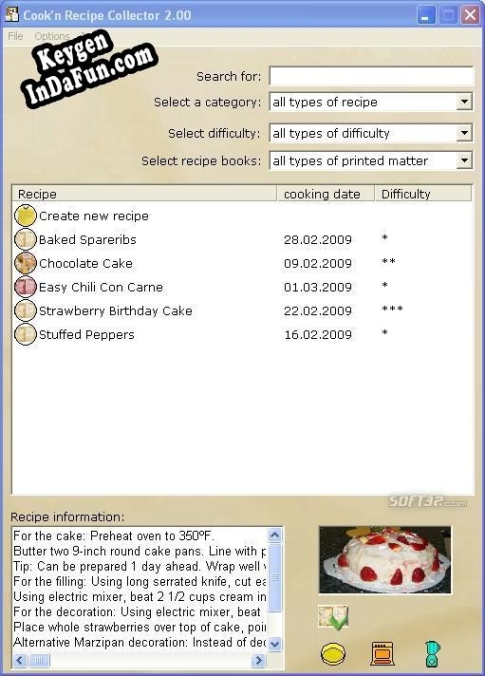 Activation key for Cookn Recipe Collector