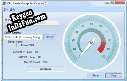 CPU Single-Gauge for Cisco Key generator