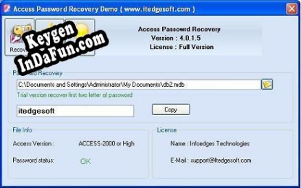 Crack Access Password key free