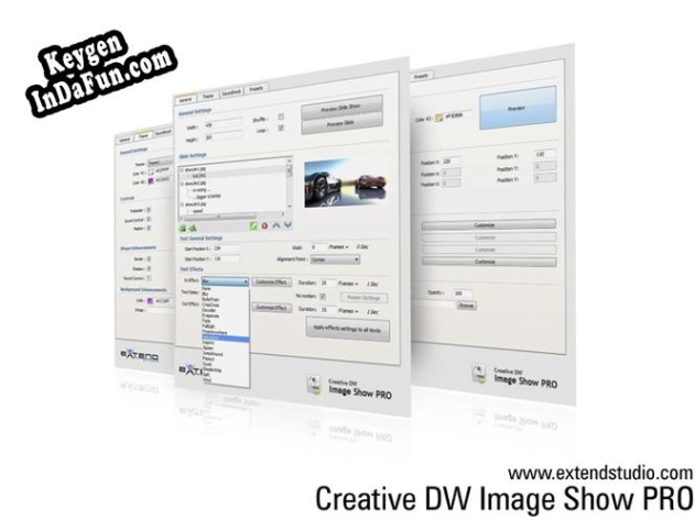 Key generator for Creative DW Image Show Pro