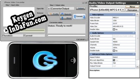 Key for Cucusoft iPhone Video Converter v3.0