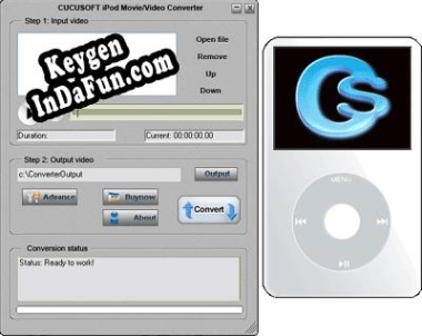 Cucusoft iPod Movie/Video Converter serial number generator